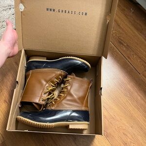 Bass Brown and Black Waterproof Boots